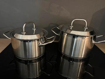 Sigg Pannen Set - 2 Stuks kook pannen RVS beschikbaar voor biedingen