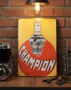 CHAMPION Spark Plugs Bougie Garage Wandbord retro ., Ophalen of Verzenden, Nieuw, Auto's
