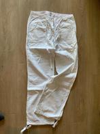 Witte linnen broek van h en m (mt 38), Maat 38/40 (M), H&M, Wit, Ophalen of Verzenden