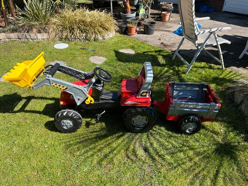 Rolly Toys rollyJunior RT, voorlader, stuurgeluid, aanhanger, Kinderen en Baby's, Speelgoed | Buiten | Voertuigen en Loopfietsen