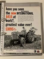Diverse International trekker tractor folder brochure, Verzenden, Gelezen