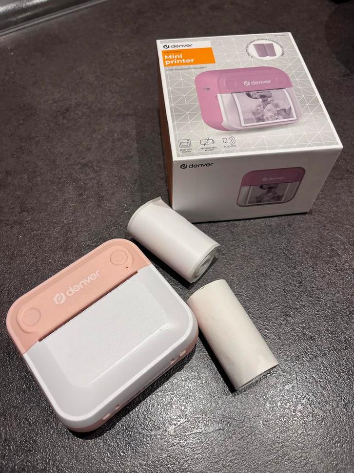 Denver Mini Printer - Thermische Printer, Computers en Software, Printers, Zo goed als nieuw, Fotoprinter, Thermo-printer, Zwart-en-wit printen