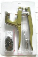 drukknopen werktuig brons steampunk gothic punk rock craften, Verzenden, Nieuw, Knoop of Knopen