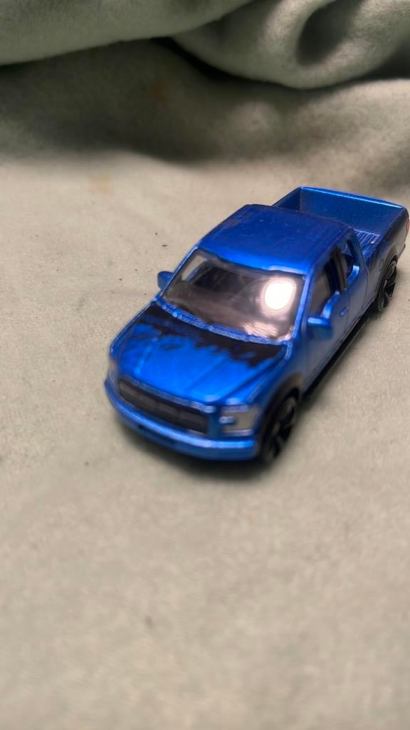 Ford F-150 Raptor Pickup Truck Blue Majorette Lim Edition, Ophalen of Verzenden, Zo goed als nieuw, Auto