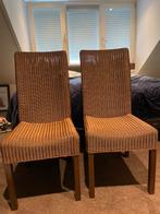 Twee originele Lloyd Loom stoelen - weinig gebruikt, Ophalen, Twee, Bruin, Riet of Rotan