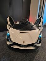 Lamborghini elektrische Kinderauto met vleugeldeuren, Ophalen of Verzenden, Zo goed als nieuw