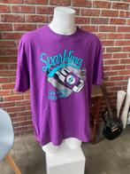 Retro shirt met frisdrank merk maat XL, Douwenmaat 8-3 Meppel, Info@again.nu, Paars, Maat 56/58 (XL)