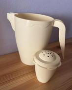 Melkkannetje + cacaostrooier - PVC - Italiaans design -nieuw, Ophalen of Verzenden, Nieuw