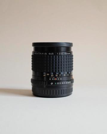 Pentax A 150mm 3.5 lens voor 645 (medium format)