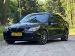 BMW 5-Serie E60 2.5L 523 2007 Zwart, Auto's, Achterwielaandrijving, 74 €/maand, 2497 cc, 1445 kg