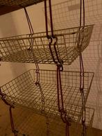 Vintage draadstaal rekje, Huis en Inrichting, Woonaccessoires | Etagères, Ophalen, Gebruikt