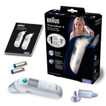 Braun IRT 6515 ThermoScan 6 Infrarood Koortsthermometer NIEU beschikbaar voor biedingen