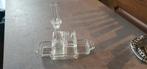 tafelsetje glas voor condimenten, Antiek en Kunst, Ophalen of Verzenden