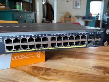 Netgear poe switch 28 poorten Prosafe GS728TP beschikbaar voor biedingen