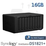 Synology DiskStation DS1821+ 16GB nieuwstaat met doos!, Computers en Software, NAS, Info@synology.com, Synology, Ophalen of Verzenden