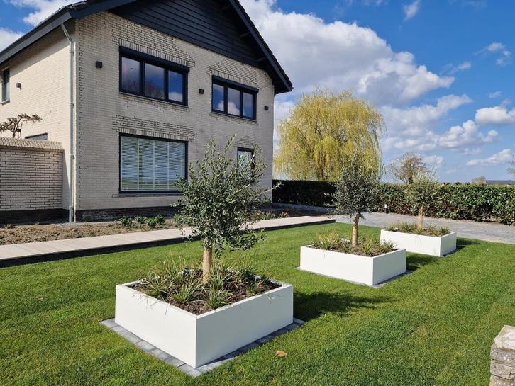 Grote plantenbakken ACTIE 100X100X40, Tuin en Terras, Bloembakken en Plantenbakken, Nieuw, Metaal, Binnen, Balkon, Tuin, 60 cm of meer