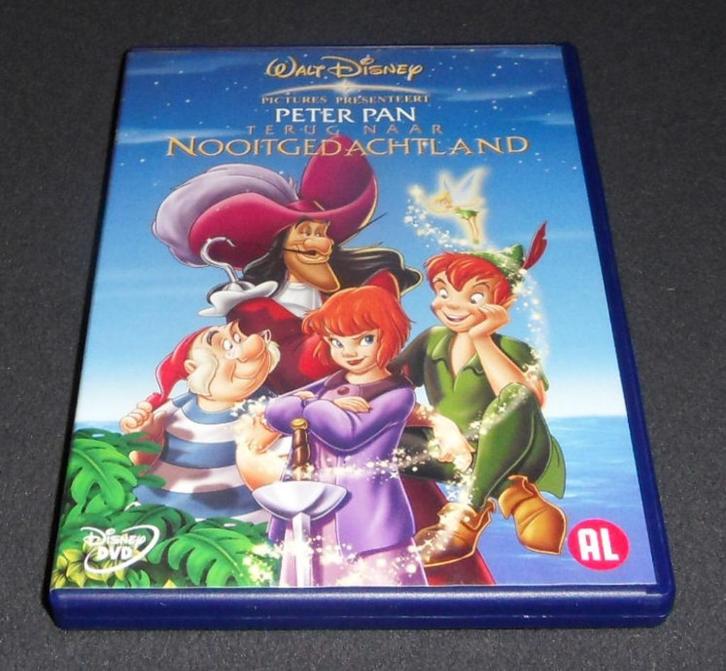Peter Pan Disney Classics DVD terug naar Nooitgedachtland, Cd's en Dvd's, Dvd's | Tekenfilms en Animatie, Gebruikt, Amerikaans