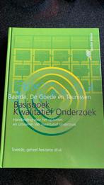 Baarda - Basisboek kwalitatief onderzoek, Ophalen of Verzenden, Zo goed als nieuw, Baarda