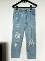 Zara Low-Waist Distressed Jeans – Maat 11/12 (152 cm), Broek, Meisje, Ophalen of Verzenden, Zo goed als nieuw