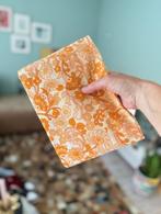 Kussensloop oranje jaren 70 retro vintage hoofdkussen, Gebruikt, Eenpersoons, Oranje, Ophalen of Verzenden