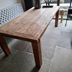 Teakhouten eettafel, Ophalen, Gebruikt, 100 tot 150 cm, Teakhout