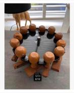 Carrousel 16 x 10 cm met 12 stempels: 1,5-5,5 cm, hoogte 6cm, Antiek en Kunst, Ophalen of Verzenden