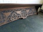 Mooie vintage houten kapstok houtwerk, Huis en Inrichting, Woonaccessoires | Kapstokken, Minder dan 100 cm, Ophalen of Verzenden