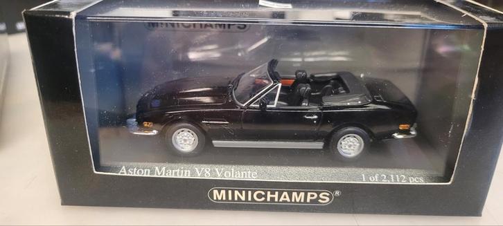 Minichamps 1987 Aston Martin V8 Volante, Hobby en Vrije tijd, Modelauto's | 1:43, Zo goed als nieuw, Auto, MiniChamps, Ophalen of Verzenden