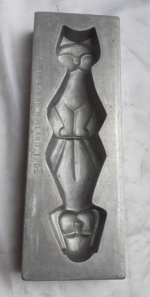 Oude marsepeinvorm: KAT/HOND (C. VAN LAERE HOLLAND), Antiek en Kunst, Curiosa en Brocante, Ophalen of Verzenden