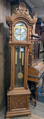 Staande klok 3 gewichten kwartier slag €175., Antiek en Kunst, Antiek | Klokken, Ophalen