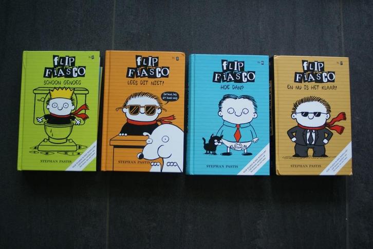 FLIP FIASCO............. Deel 4 - 5 - 6., Boeken, Kinderboeken | Jeugd | 10 tot 12 jaar, Zo goed als nieuw, Ophalen of Verzenden
