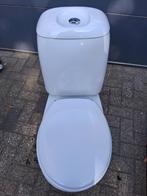 Duoblok staande toilet sphinx, Doe-het-zelf en Verbouw, Sanitair, Ophalen, Gebruikt, Steen, Toilet