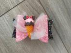 Haarclip - ijsje/minnie mouse, Sieraden, Tassen en Uiterlijk, Uiterlijk | Haarverzorging, Ophalen of Verzenden, Gebruikt, Haarspeld