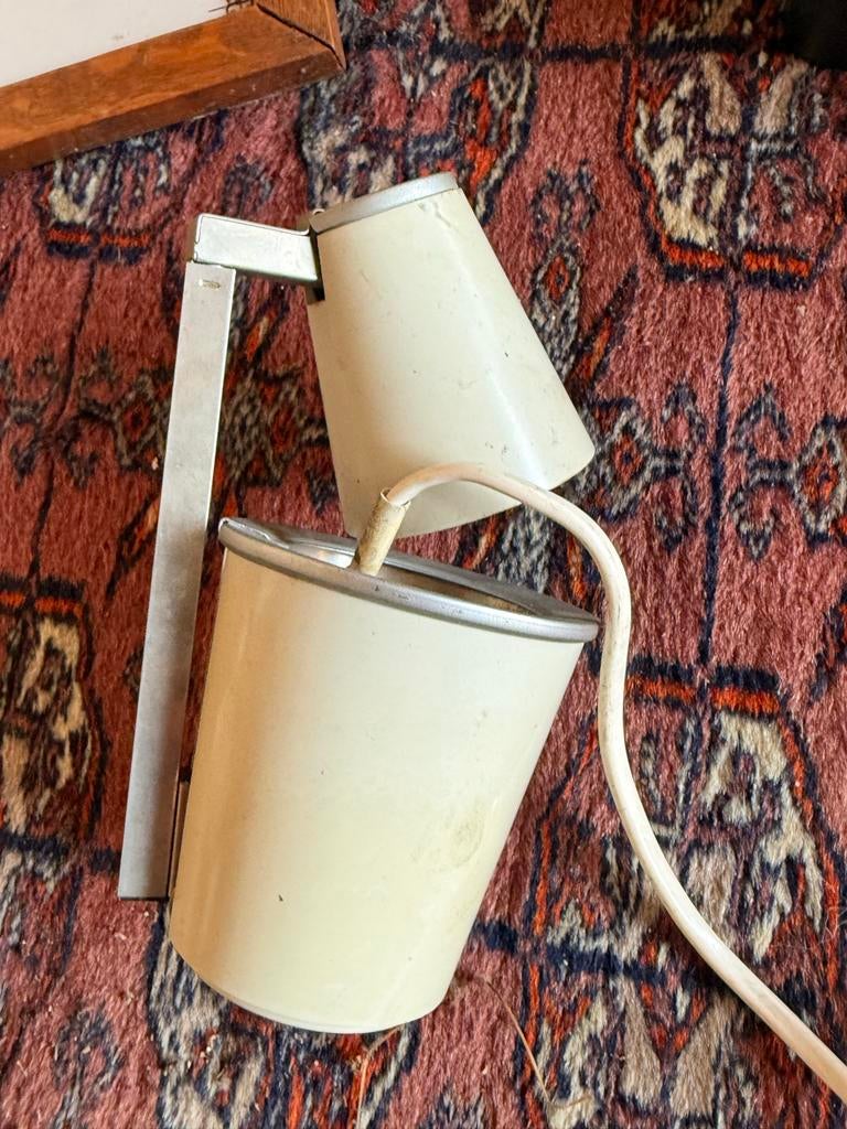 Vintage Kullmann Bureaulamp - Made in Germany, Huis en Inrichting, Lampen | Tafellampen, Ophalen of Verzenden, Gebruikt, Metaal