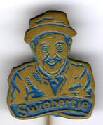 Swiebertje blauw op koper TV figuur speldje ( T_027 ), Verzamelen, Speldjes, Pins en Buttons, Verzenden, Nieuw, Figuurtje, Speldje of Pin