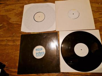 4x 90's house white label 12" beschikbaar voor biedingen