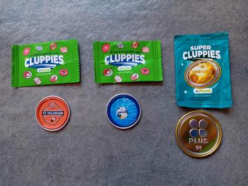 Plus Cluppies actie nr 10 - 17 en derbystar nr 4 verzamelmap beschikbaar voor biedingen