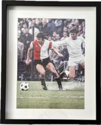 Willem van Hanegem & Ruud Krol - Gesigneerd - Feyenoord, Verzenden, Zo goed als nieuw, Feyenoord, Poster, Plaatje of Sticker