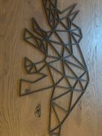 Houten muurdecoratie dino, Ophalen of Verzenden, Zo goed als nieuw