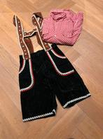 Mooie Tiroler broek en hemd, Carnaval, Ophalen of Verzenden, Zo goed als nieuw, Kleding