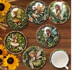 Onderzetters met Bos Fee afbeeldingen, Ophalen of Verzenden, Nieuw, Glas of Kopje