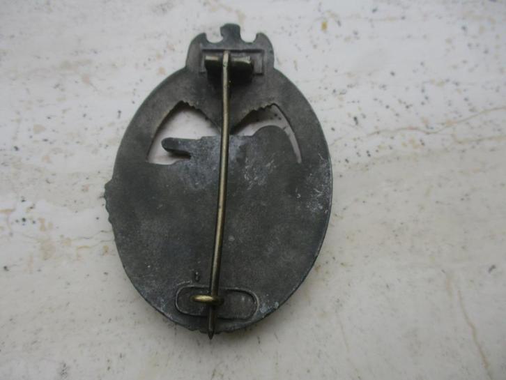 Panzerkampfabzeichen in brons ongemarkeerde S&L, Verzamelen, Militaria | Tweede Wereldoorlog, Landmacht, Lintje, Medaille of Wings
