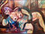 Jacob Kanbier - Abstract Naakt, Antiek en Kunst, Ophalen of Verzenden