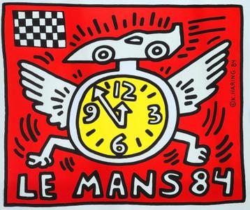 Keith Haring - Le Mans 84 - Offset-Litho beschikbaar voor biedingen