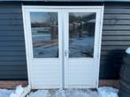 Dubbele deur met kozijn, Ophalen, Gebruikt, Deurkozijn, 150 tot 225 cm