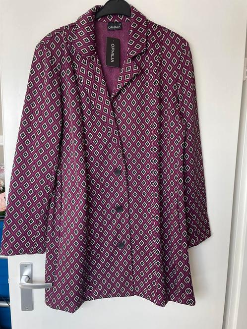 Nieuwe blazer Mike diamend big purple vaophilia mt 4 en 5, Kleding | Dames, Grote Maten, Nieuw, Jasje of Colbert, Paars, Verzenden