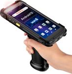 MUNBYN IPDA101P Android 13 handscanner (PDA) + pistoolgreep, Computers en Software, Munbyn, Qwerty, Ophalen of Verzenden, Zo goed als nieuw