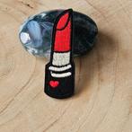 Strijk embleem Iron on Patch applicatie Lippenstift  Strijk, Hm, Nieuw, T, Ophalen of Verzenden