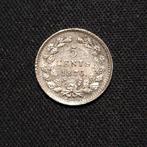5 cent 1876, Koning Willem III, Verzenden, Zilver, Losse munt