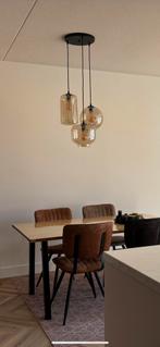 EEF Hanglamp amberglas 3lichts videlamp (2025), Huis en Inrichting, Ophalen, Nieuw, Glas, 75 cm of meer